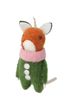 Modell E Christbaumschmuck Filz Maus im Anzug Hängedeko Weihnachten 11cm Hoch 6