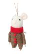 Modell A Christbaumschmuck Filz Maus im Anzug Hängedeko Weihnachten 11cm Hoch 2