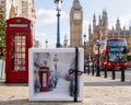 Geschenkverpackung England Weihnachten Winter Reise nach London - handgefertigt von ZauberDeko 3