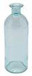 Deko Vase aus Glas Hellblau Türkis – Dekoflasche schmal – Tischdeko Hochzeit, Geburtstag, Maritim – 20,5 cm 1