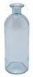 Deko Vase aus Glas Blau – Dekoflasche schmal – Tischdeko Hochzeit, Geburtstag, Maritim – 20,5 cm 1
