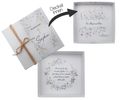 Geldgeschenk Verpackung Personalisiertes Geschenk Box Kommunion Konfirmation Weiß Blumen Kranz Kreuz 2