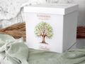 Briefbox Baum des Lebens Grün Kommunion Konfirmation Taufe Personalisiert Kartenbox 2