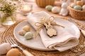 7 Mini Hasen aus Holz an Kordel – Osterdeko zum Aufhängen, zum Basteln, Dekorieren oder Verschenken 5