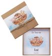 Personalisierte Geldgeschenk Verpackung mit Motiv Arche Noah in Blau - für Geburt Baby & Taufe für Mädchen Jungen Patenkind 1