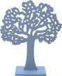 Baum des Lebens Aufsteller Holz Blau – Tischdeko Kommunion, Konfirmation, Taufe, Firmung & Hochzeit – Deko Glaube & Wachstum 1