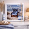 Geldgeschenk Verpackung Nordsee Ostsee Strandkorb Geschenk Urlaub Reise Gutschein Box 2