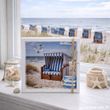 Geldgeschenk Verpackung Ostsee Nordsee Strandkorb - Handgefertigt von Zauberdeko - komplett fertig zum Verschenken 4