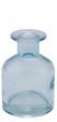 Vase Glasvase Dunkel Blau Klein Blumenvase Dekovase 6,5cm Ø und 10cm H 1