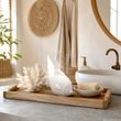 Deko Fisch aus Keramik Beige Maritim Sommer  3