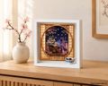Geschenk Osaka Japan Bilderrahmen Holz LED Diorama Geldgeschenk 3
