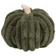 Kissen Sofakissen Grün Kürbis Deko Herbst weich Zierkissen Geschenk Ø 24cm 1