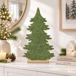 Deko Aufsteller Tannenbaum aus Filz in Salbei-Grün mit eine flauschige Oberfläche 4
