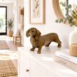  Deko Figur Dackel Braun - für Kommode, Sideboard, Fensterbank, Regal  2