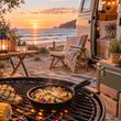 Mini Servierpfanne aus Gusseisen mit Bambus Untersetzer – für Ofen, Grill, Gass, BBQ & Induktion 3