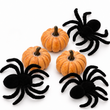 Halloween Tischdeko Streudeko Spinnen Kürbisse Basteln Herbst SET 6-Teilig 1