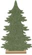 Deko Tannenbaum Filz Aufsteller Salbei Grün Weihnachten Fensterbank 32cm H 1