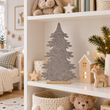 Weihnachtsbaum aus Filz mit Holzsockel - Dekoration Weihnachten  2