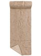Tischläufer Beige 100% Polyester Tischdecke Plüschrolle Uni 250 x 28 cm 1