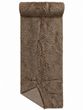 Tischläufer Braun 100% Polyester Tischdecke Plüschrolle Uni 250 x 28 cm 1