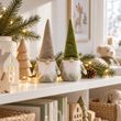 Weihnachtswichtel 2er-Set in Salbeigrün & Beige – stehende Wichtel Figuren 4