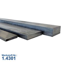 V2A Edelstahl Vollmaterial 1.4301 blank Länge 1000mm von 6mm - 80mm V2A Edelstahl Vollmaterial 1.4301 blank Länge 1000mm von 6mm - 80mm