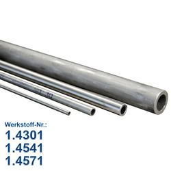 Nahtloses säurebeständiges Edelstahlrohr 8 mm x 2 mm V4A 1.4571 / 316Ti 300cm | Edelstahl Lieferant | Stainless Europe Nahtloses säurebeständiges Edelstahlrohr 8 mm x 2 mm V4A 1.4571 / 316Ti 300cm | Edelstahl Lieferant | Stainless Europe