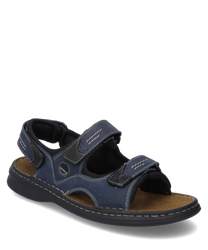 La sandalo in ocean/nere è realizzato in materiale robusto e dispone di una pratica chiusura in velcro. Si distingue per la sua vestibilità comoda e la cucitura a contrasto.
