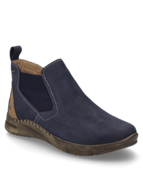La bota ocean-kombi se caracteriza por su material de alta calidad en azul profundo que está equipada con una práctica cremallera. La combinación de un color elegante y un diseño funcional la hace perfecta para el uso diario.