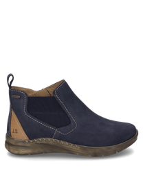 La bota ocean-kombi se caracteriza por su material de alta calidad en azul profundo que está equipada con una práctica cremallera. La combinación de un color elegante y un diseño funcional la hace perfecta para el uso diario.