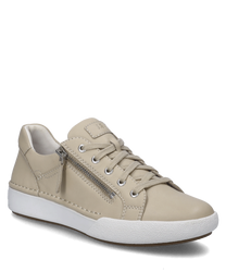 De sneaker in de kleur Ceramic is gemaakt van glad materiaal en heeft een vetersluiting. Een zijrits en een witte rubberen zool geven de schoen een moderne uitstraling.
