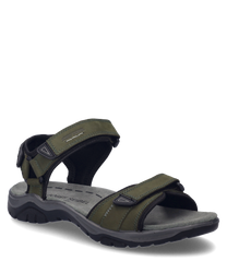 The sandal in the color Bosco is made of durable material and features practical Velcro straps for easy on and off. The sole is ergonomically shaped and provides optimal support and comfort.