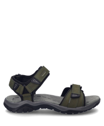 The sandal in the color Bosco is made of durable material and features practical Velcro straps for easy on and off. The sole is ergonomically shaped and provides optimal support and comfort.