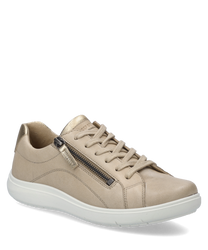 De sneaker in de kleur Ceramic is gemaakt van hoogwaardig materiaal en heeft een vetersluiting. Bijzondere kenmerken zijn de zijrits en de comfortabele lichte zool.