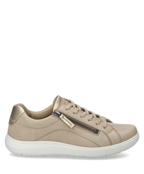 De sneaker in de kleur Ceramic is gemaakt van hoogwaardig materiaal en heeft een vetersluiting. Bijzondere kenmerken zijn de zijrits en de comfortabele lichte zool.