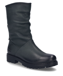 Der Stiefel in der Farbe Bosco besteht aus glattem Leder und zeichnet sich durch einen seitlichen Reißverschluss aus. Die robuste Sohle und die dezente Logo-Prägung auf der Ferse verleihen ihm einen modernen Look.