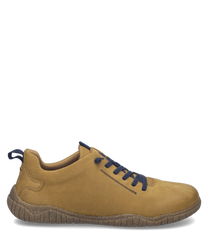 Scarpa bassa in pelle marrone con allacciatura. La suola è robusta e antiscivolo ideale per un comfort quotidiano.