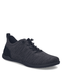 Deze zwarte sneaker heeft een vetersluiting en is gemaakt van ademend mesh-materiaal wat zorgt voor comfort. Het strakke ontwerp en de subtiele afwerking maken het geschikt voor zowel sportieve als casual gelegenheden.