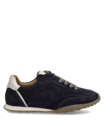 Moderner Sneaker mit Schnürung aus robustem Stoff in Schwarz. Bequeme Passform mit rutschfester Sohle ideal für Freizeit und Sport.