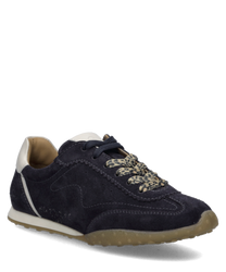 Moderner Sneaker mit Schnürung aus robustem Stoff in Schwarz. Bequeme Passform mit rutschfester Sohle ideal für Freizeit und Sport.