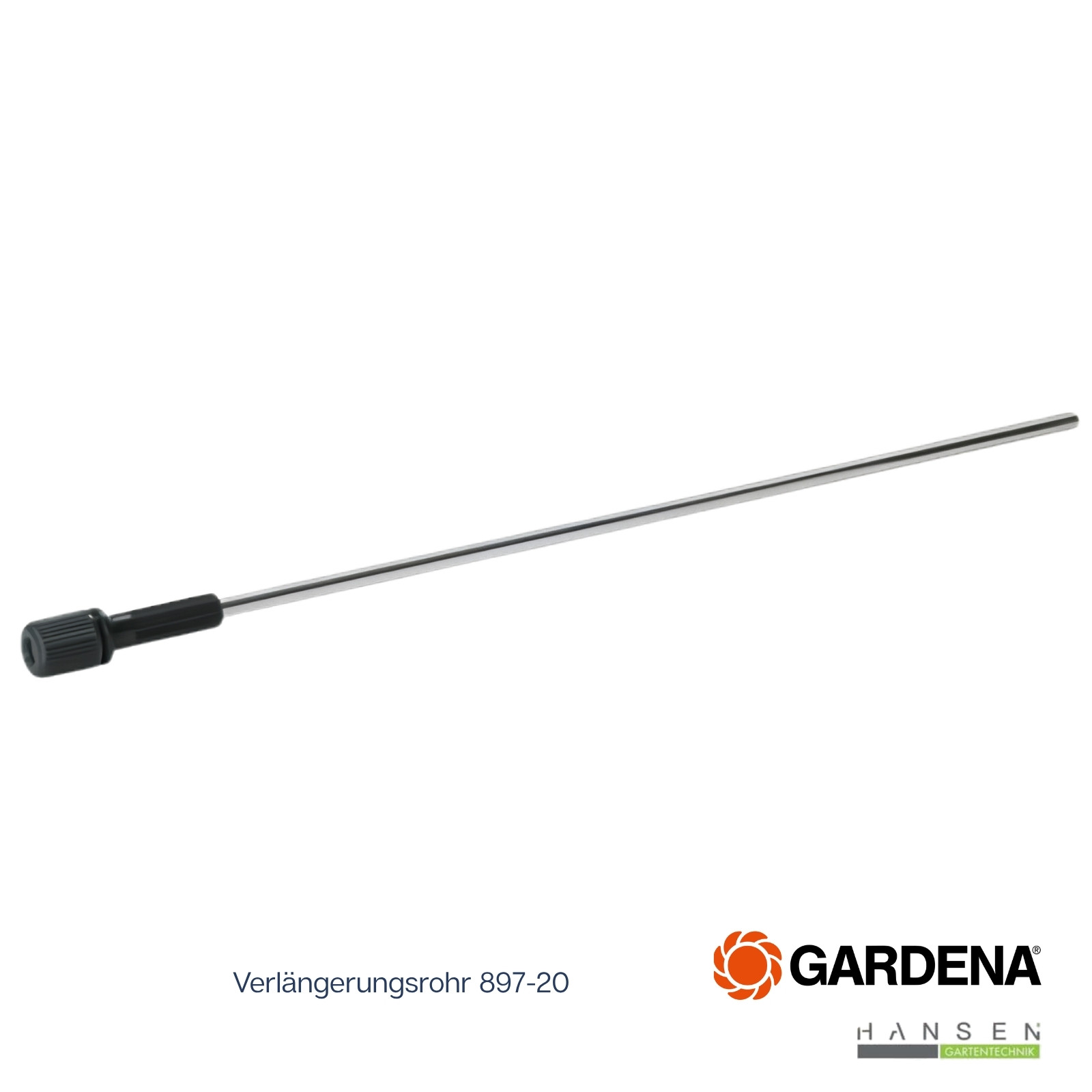 Abbildung zeigt freigestelltes Produktbild zu GARDENA Verlängerungsrohr 50 cm für Drucksprüher – Art.-Nr. 897-20