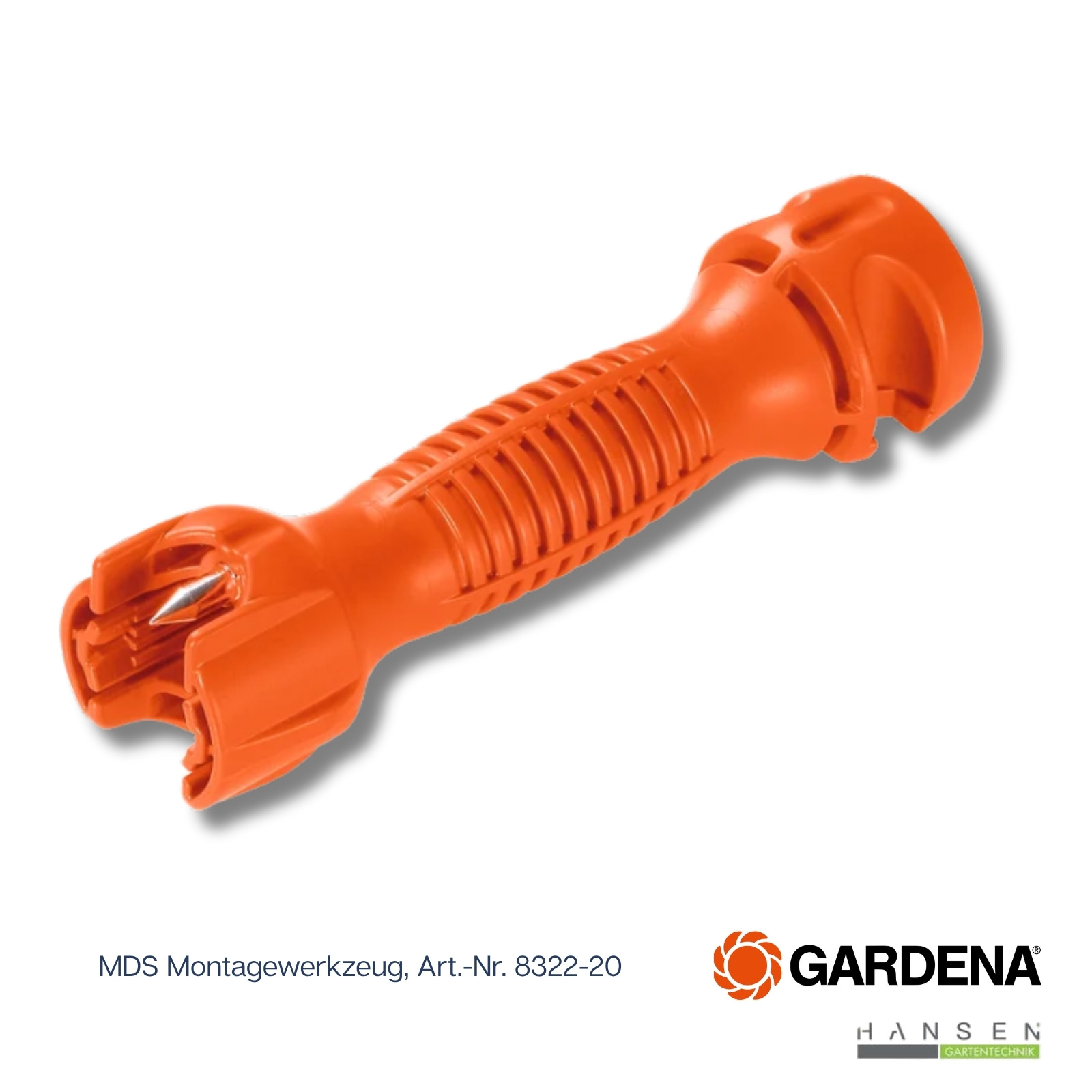 Abbildung zeigt freigestelltes Produktbild zu GARDENA MDS Montagewerkzeug, Art.-Nr.: 8322-20 Abbildung zeigt freigestelltes Produktbild zu GARDENA MDS Montagewerkzeug, Art.-Nr.: 8322-20