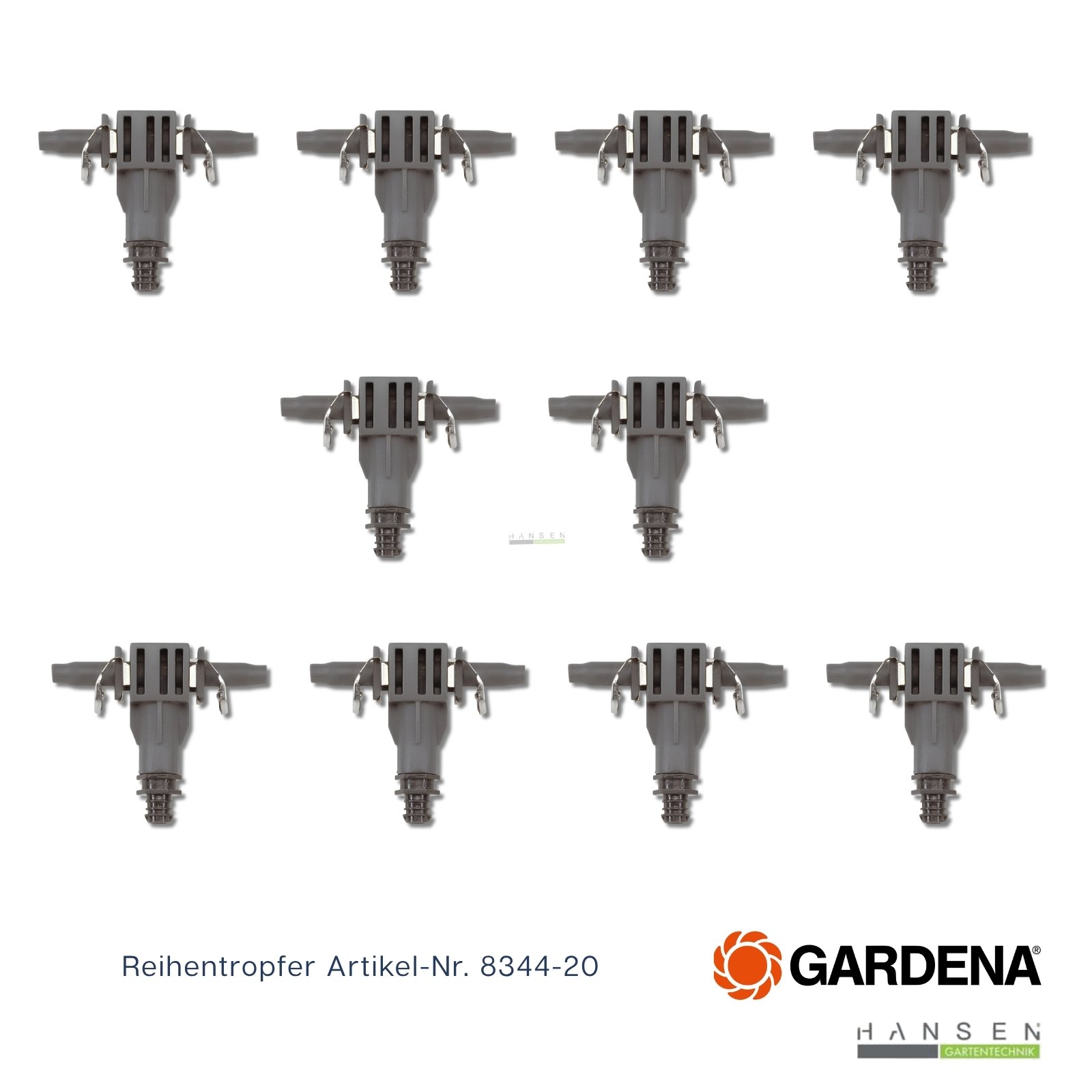 Abbildung zeigt freigestelltes Produktbild zum Lieferumfang zu Gardena MDS Reihentropfer 4 l/h Abbildung zeigt freigestelltes Produktbild zum Lieferumfang zu Gardena MDS Reihentropfer 4 l/h