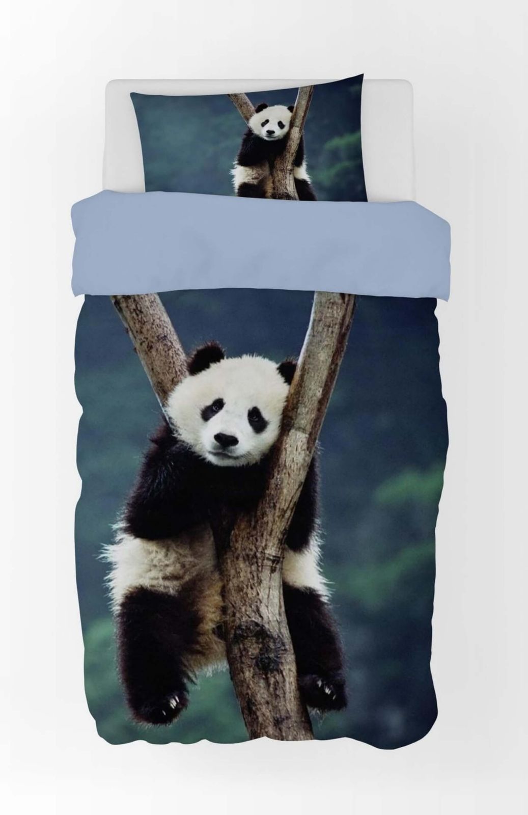 Panda Bär Bettwäsche-Set 135x200 Baumwolle Kinderbettwäsche Pandabär Bettzeug Panda Bär Bettwäsche-Set 135x200 Baumwolle Kinderbettwäsche Pandabär Bettzeug