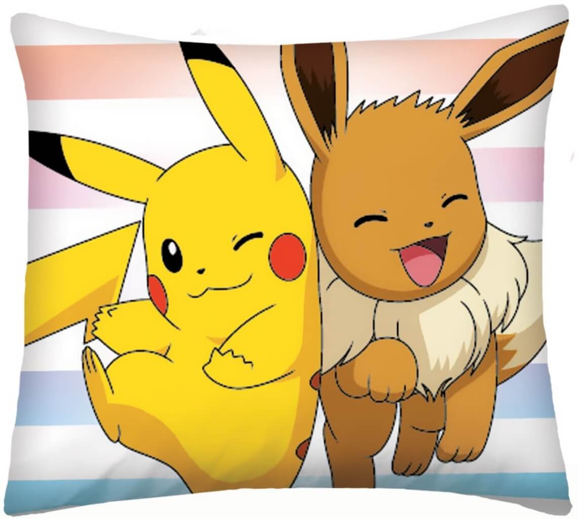 Pokemon Wende-Bettwäsche-Set 135x200 80x80 Baumwolle Pikachu & Freunde Bettzeug Pokemon Wende-Bettwäsche-Set 135x200 80x80 Baumwolle Pikachu & Freunde Bettzeug