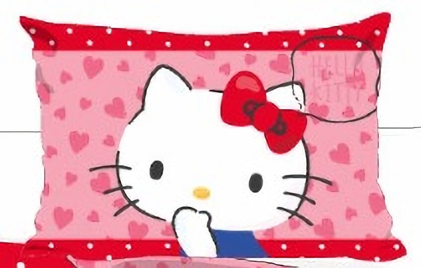 Hello Kitty Wende-Bettwäsche-Set 135x200 80x80 Baumwolle Mädchen Bettzeug Katze Hello Kitty Wende-Bettwäsche-Set 135x200 80x80 Baumwolle Mädchen Bettzeug Katze