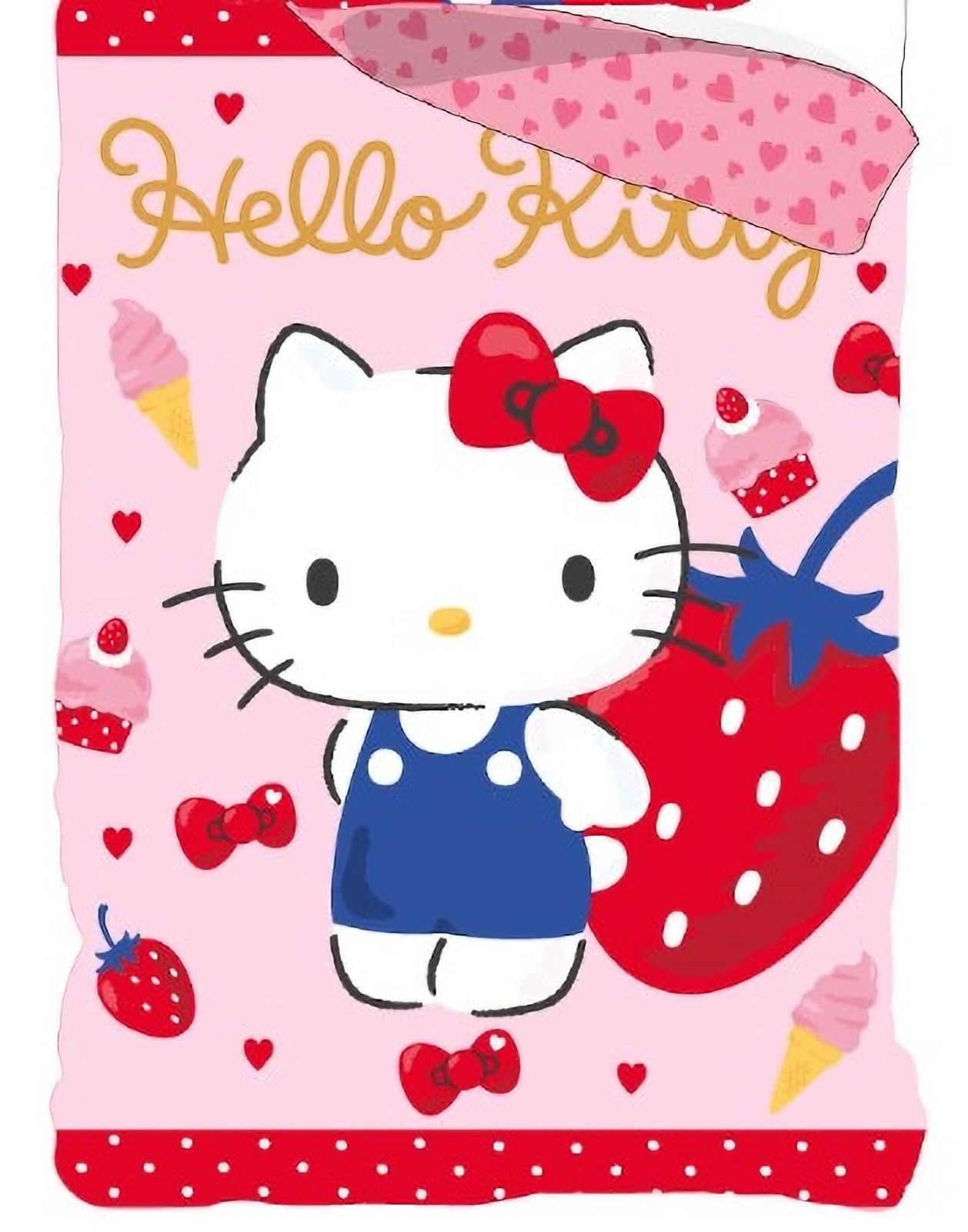Hello Kitty Wende-Bettwäsche-Set 135x200 80x80 Baumwolle Mädchen Bettzeug Katze Hello Kitty Wende-Bettwäsche-Set 135x200 80x80 Baumwolle Mädchen Bettzeug Katze