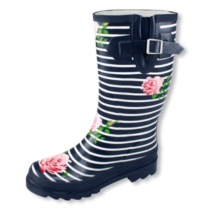 Beck Damen Gummistiefel Regenstiefel Stiefel Stripes - Bild 0