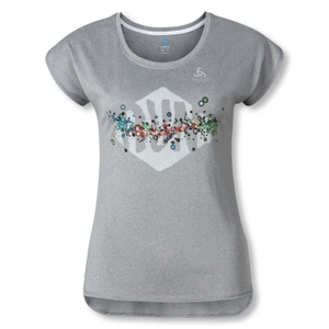 Odlo Damen T-Shirt Funktionsshirt Sportshirt Laufshirt Tebe