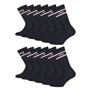 6 Paar FILA Unisex Tennissocken Sportsocken Vintage Socken - Bild 0 6 Paar FILA Unisex Tennissocken Sportsocken Vintage Socken